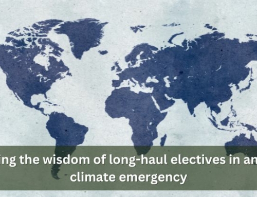 Debating the wisdom of long-haul electives in an era of climate emergency
